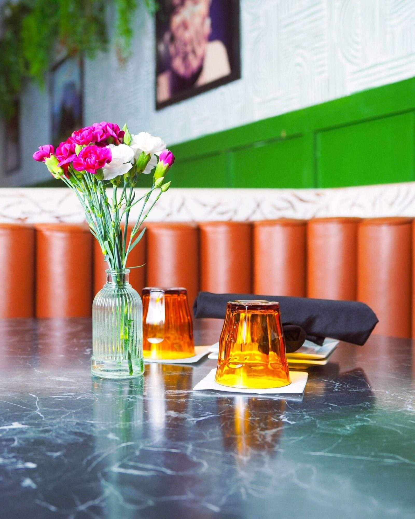A table setting shot by Lumex for a client's feed