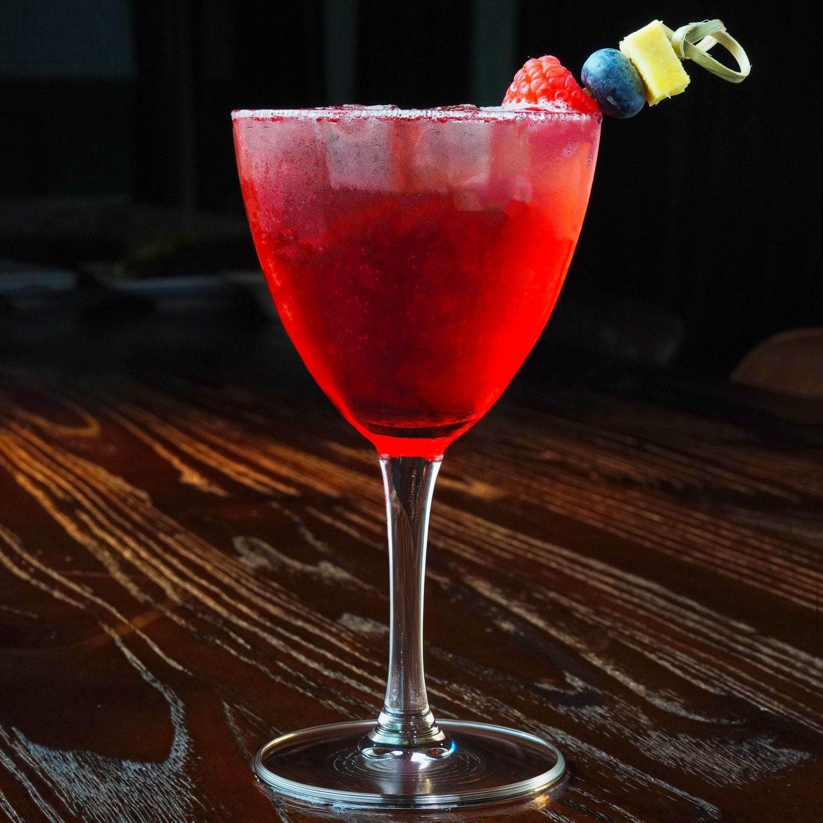 A cocktail photographed on a Lumex shoot