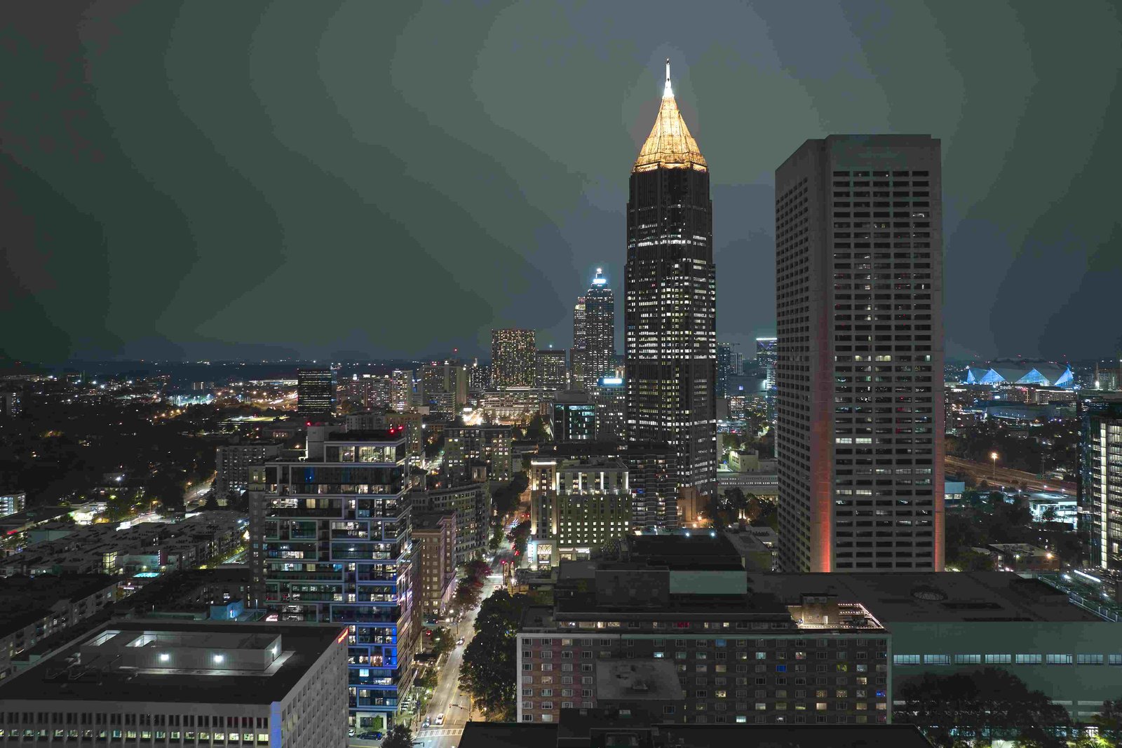 Downtown Atlanta, Georgia at night